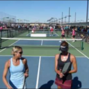 USAPA Nationals 2016 35 WD (part) 1/8 Finals M Atkins/V Edwards v Christ...
