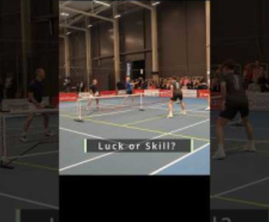 Closed my eyes, opened and I see the ball is in #pickleball #pickleballh...