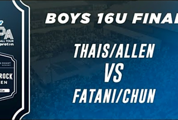 Thais/Allen v Fatani/Chun at the Junior PPA Red Rock Open