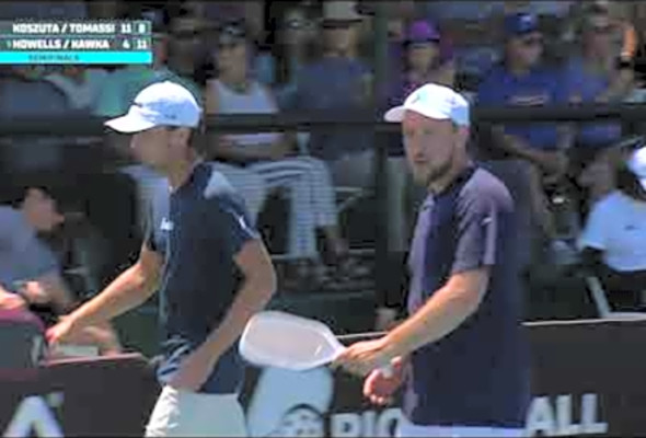 Tomassi/Koszuta v Howells/Kawka - Game 2 Point - Men&#039;s Doubles - Pickleball - APP Tour