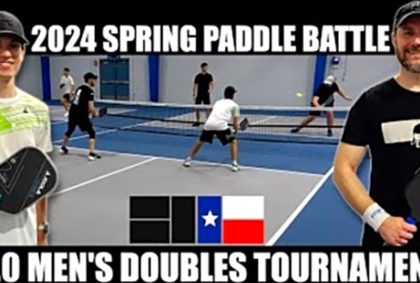 Coach B&#039;s 2024 Spring Paddle Battle 4.0 Men&#039;s Doubles Pickleball Tournament