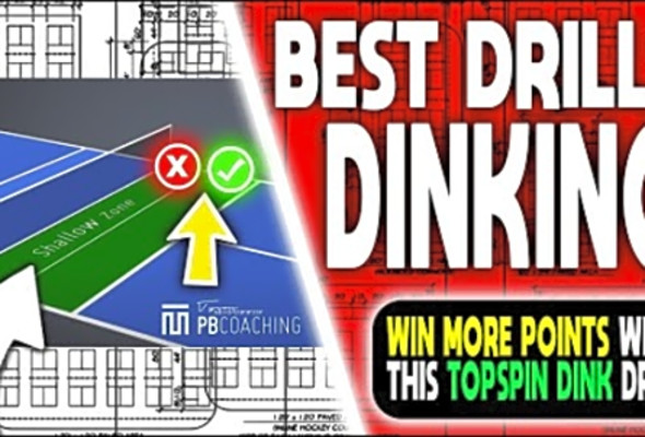 Eliminate Pickleball Dinking Mistakes With This Pickleball Drill (Topspin Push Dink)