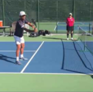 Punch Volley shot in Pickleball