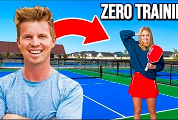 I Entered My Wife Into a Pickleball Tournament With ZERO TRAINING