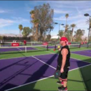 Singles Pickleball Ozzie vs Jason 4.0 35 match Palm Desert Feb 2020