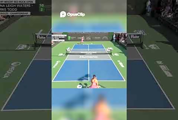 Anna Leigh Waters DOMINATES Epic Pickleball Match Point!