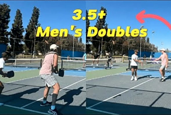this is what 3.5 pickleball doubles open play looks like (11/08/24)