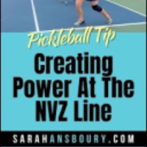 Creating Power NVZ Line - Pickleball Tip - Sarah Ansboury #short