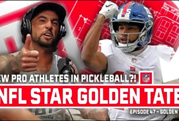 NFL Wide Receiver Golden Tate On LeBron James Buying a Pickleball Team And Pickleball&#039;s Rapid Growth