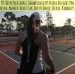 US Open Pickleball Championships Mixed Doubles Pro Rokicsak-Rokicsak vs ...