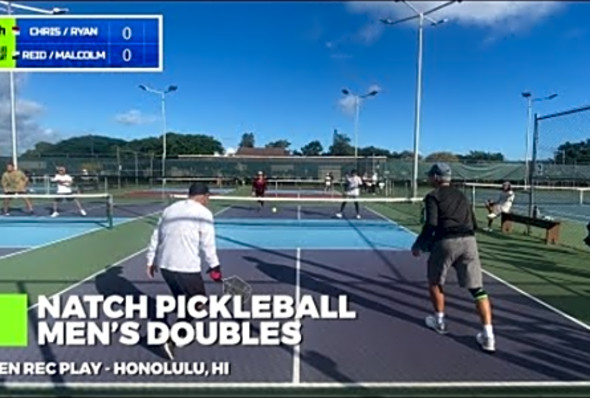 Pickleball Men&#039;s Doubles - Reid/Malcom vs Chris/Ryan