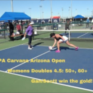 PPA Carvana Arizona Open: Womens Doubles 4.5: 50, 60 Gan/Scott win the g...