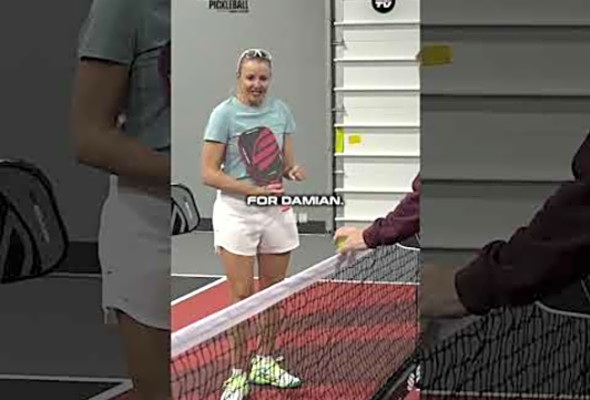Pickleball pro &amp; coach Susannah Barr will teach you forward &amp; backward movement/footwork drills