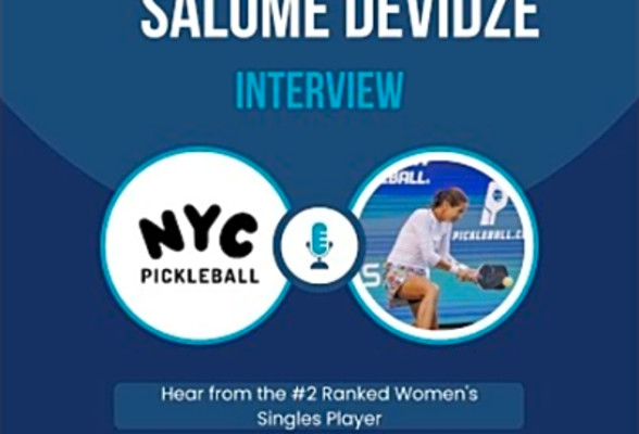 NYC Pickleball interviews #2 Women&#039;s Singles player, Salome Devidze