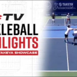 Leaping Over Tyson McGuffin Pickleball Highlight - 2021 PPA Takeya Showc...