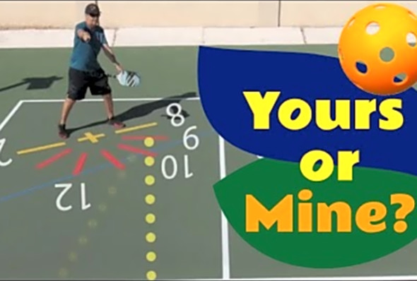 Pickleball Strategy: Does the Forehand REALLY Take the Middle with Coach Helle