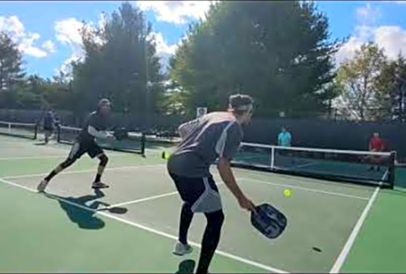 CeVA Pickleball Team Tournament - Pool Play Men&#039;s Doubles - Segur &amp; Rivard vs. McNally &amp; McNally