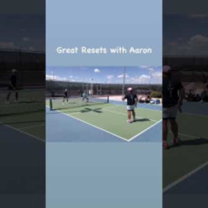Great resets with Aaron #pickleball #Highlights #Sports #Fun #Action