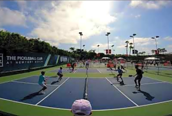 2022 USAPA Newport Beach Championship Men&#039;s Pro Kyle Yates DJ Young Alex Neumann Jason Lui 4K