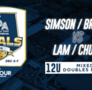 Simson/Brown vs Lam/Chun at the CIBC Junior PPA Finals