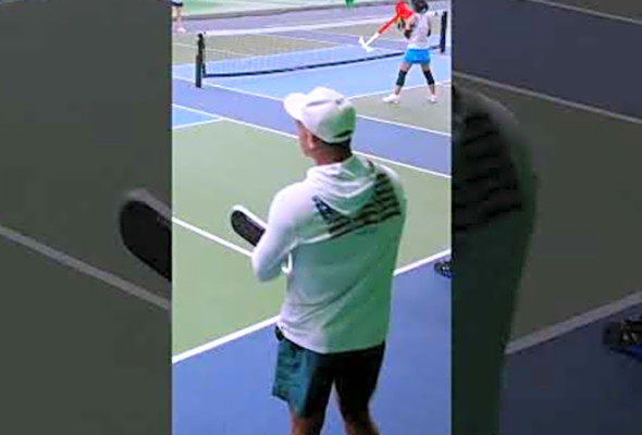 #7 mistake you make against 5.0 Pickleball Players #pickleballtips #pickleball #pickleballlessons