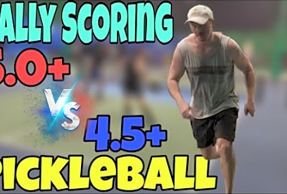 Rally Scoring 5.0 VS 4.5 Pickleball Men&#039;s Doubles #mlp