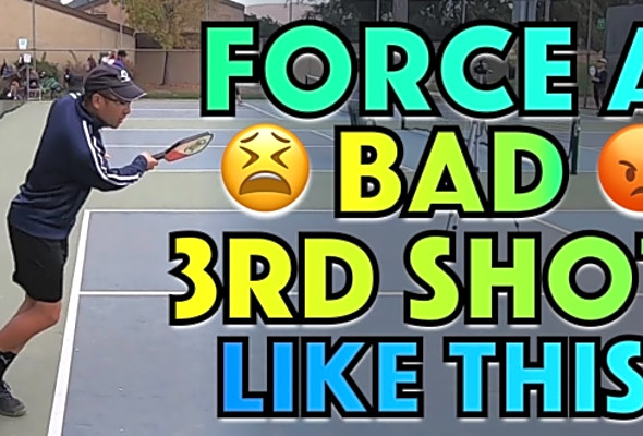 How To BEND Your Slice Return &amp; Force A Bad 3rd Shot