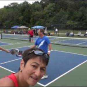 Pickleball Tournament Lisa Frumhoff &amp; Chris Carpenter vs Evans &amp; Kramer