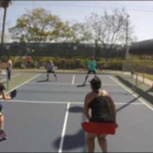 2017 March Madness Pickleball Tournament 4.5 WD Final Game 1