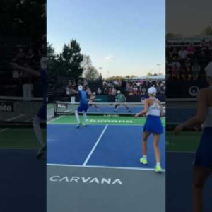 Great Point &amp; Great Match! #ppa #propickleball #pickleball #catherinepar...