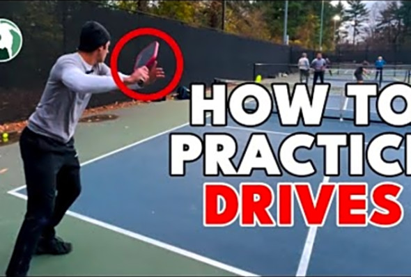 How to Practice Your DRIVES in Pickleball!