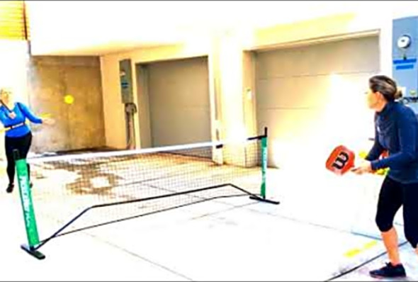 Pickleball Hack Driveway Equipment Training Dink Rally