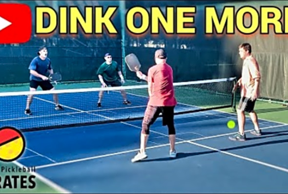 Dink-Intensive Advanced Pickleball Men&#039;s Doubles rec Game