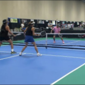 Pro picklers competed in the Honolulu Open pickleball tournament
