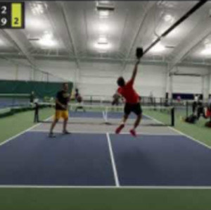 Pickleball Advanced - Dec 26, 2021 - John / Clarissa vs Timur / Nick