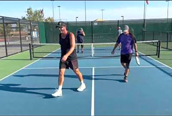 Coach David &amp; Mike vs Tin Man &amp; Don - Lake Havasu Pickleball