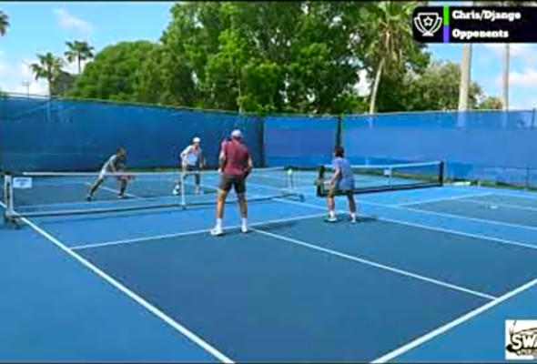 Men&#039;s Pro Doubles at Delray Beach Pickleball Open - Django/Chris