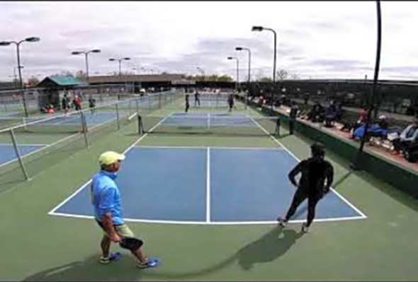 2019 Mid South Regional Pickleball mixed 5.0 Gold Medal Match Kim Kesner/Moore vs Dorman/Dorman