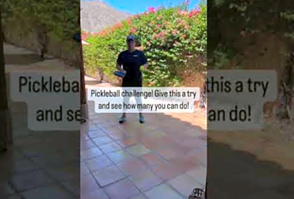 Pickleball Paddle Challenge (How Many Can You Do?)