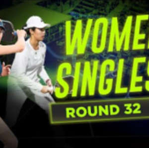 Chao Yi Wang v Genie Bouchard at the Veolia Sacramento Open Presented by...