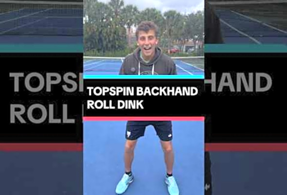 How to hit a backhand dink like Ben Johns! #pickleball #pickleballtips #shorts