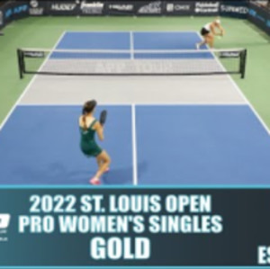 2022 St. Louis Pickleball Open Pro Women&#039;s Singles Gold: Michelle Esquiv...