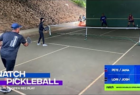 Pickleball Doubles Rec Play feat. Lori/Josh vs Pete/Jana