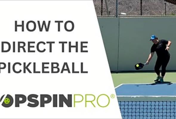 How To Direct The Pickleball (On Groundstrokes)