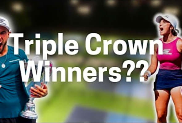 Pickleball Finally Gets Two New Triple Crown Winners