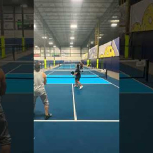 Horrible get #pickleball #mixeddoubles #topspin #block