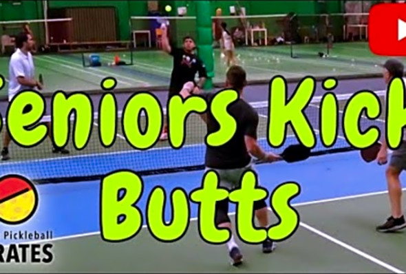 Pickleball Seniors Kick Young Butts