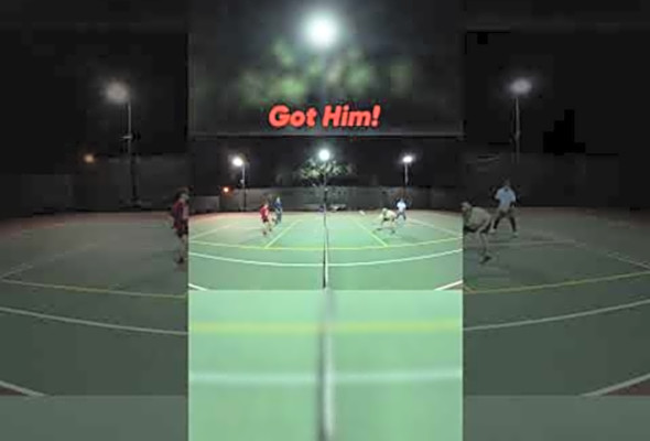 Got Him! #pickleball #pickleballhighlights #highlights #shorts #thepickleballrunner