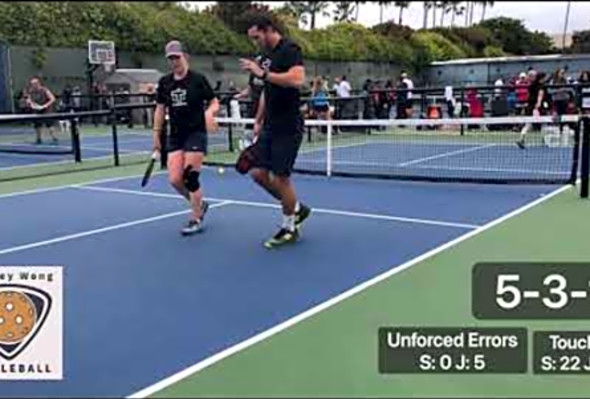 2021 Newport Beach Pickleball Classic 4.0 Mixed Doubles Match