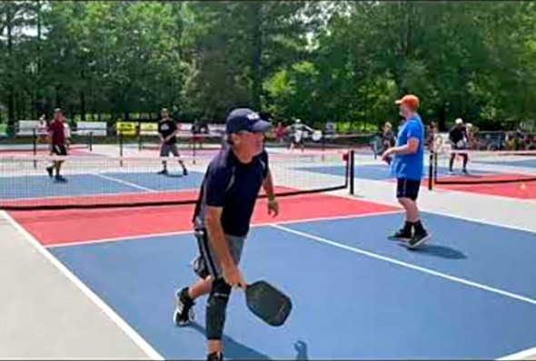 Willow Grove Farms Pickleball Tournament. 5.0/4.5 Men&#039;s Doubles - Camara/Battaglia v DuPerier/Stacey